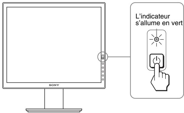 SONY SDM-S95AR - Étape 6 : mettez l'écran et l'ordinateur sous tension - 1