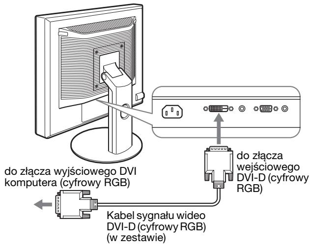 SONY SDM-S95AR - Podłuczanie komputera wyposzażonego w zȩcze wyjsciowe DVI (cyfrowy RGB) - 1