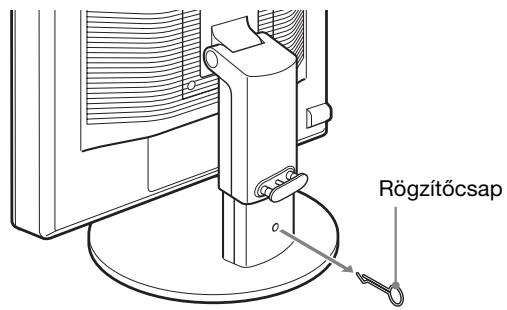 SONY SDM-S95AR - Alllthato magassagu talapzat hasznalatakor az allithato magassagu talapzat megemelse utan vegye ki a rogzitocsapot. - 1