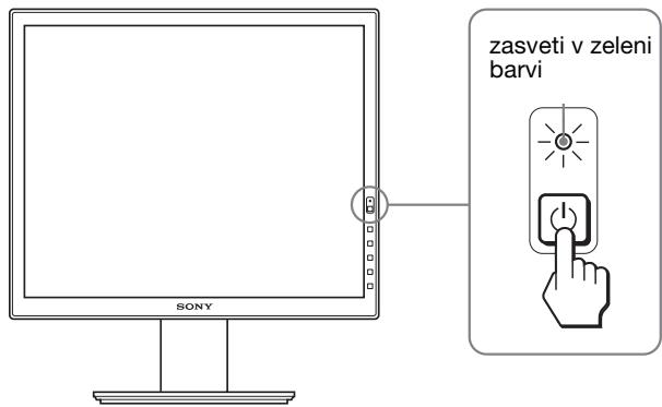 SONY SDM-S95AR - Namestitev 6: Vklopite zaslon in računalnik - 1
