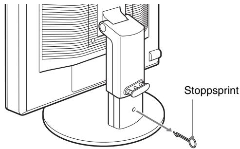 SONY SDM-S95AR - När du använder det medfoljande stativet Fast stativ* - 3