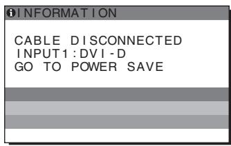 SONY SDM-S95AR - Eger "CABLE DISCONNECTED" mesaju görtülenirse - 1