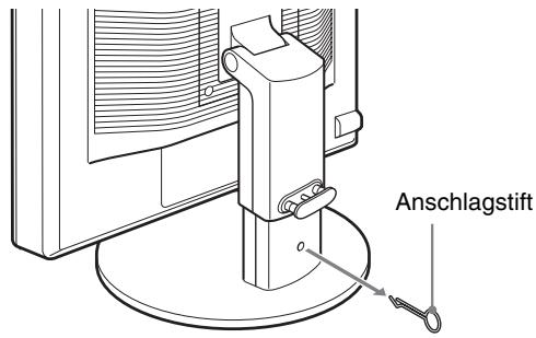 SONY SDM-S95AR - ■ Wenn Sie den mitgelieferten Ständer  verwenden - 3