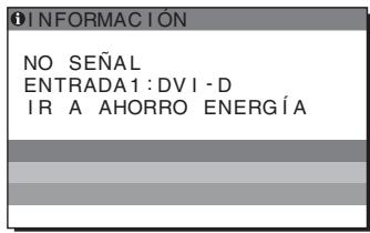 SONY SDM-S95AR - Si "NO SENAL" aparece en pantalla - 1