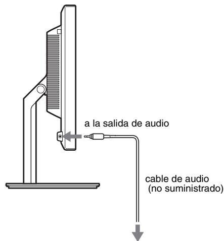 SONY SDM-S95AR - Configuración 3: Conexión de los cables de audio - 2