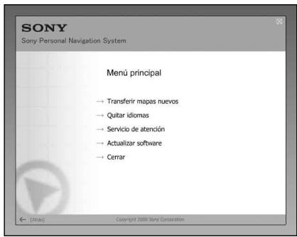 SONY NVD-U03R - Configuración del software de connexion al PC en el ordenador - 3