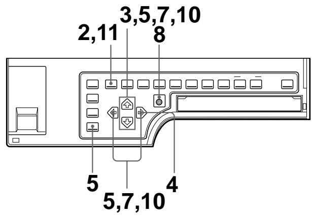 SONY UP-51MD - Avant de régler l'équilibre des couleurs - 2