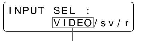 SONY UP-51MD - Selecting the input signal on the menu - 4