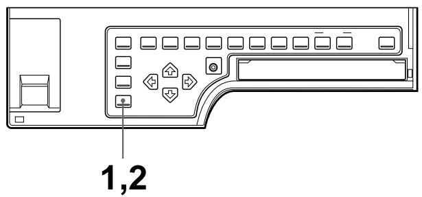 SONY UP-51MD - Ausblenden der Bildschirmanzeige auf dem Videomonitor - 1