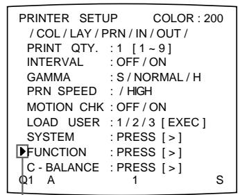 SONY UP-51MD - Sélection du mode d'enregistrement des images - 6
