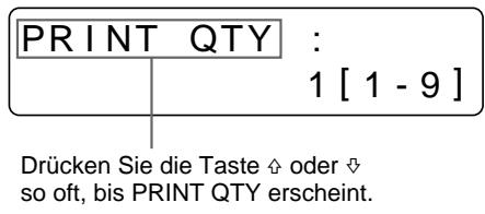 SONY UP-51MD - Einstellen der Druckmenge im Menu - 5
