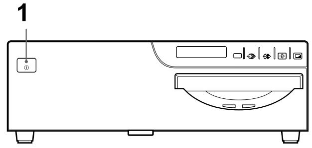 SONY UP-51MD - Auswahlen des Eingangssignals mit der Taste INPUT SELECT - 1