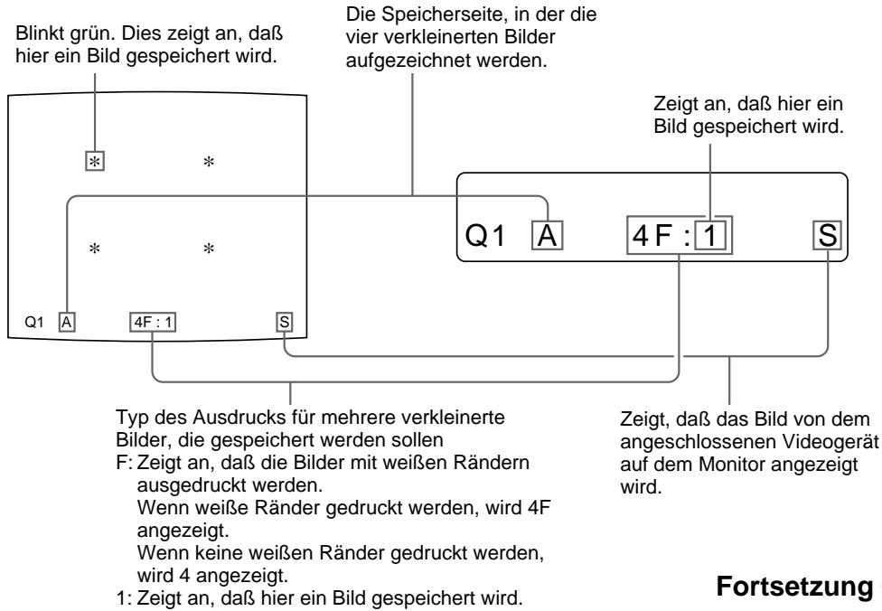SONY UP-51MD - Bevor Sie einen Ausdruck mit vier verkleinerten Bildern anfertigen - 3