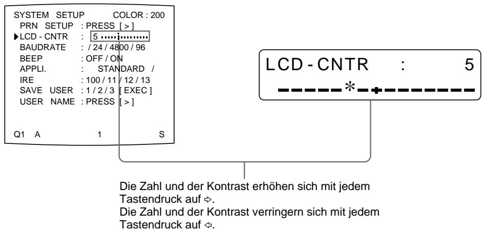 SONY UP-51MD - Stellen Sie mit der Taste  oder  die Helligkeit des Drucker-Displays ein. - 1