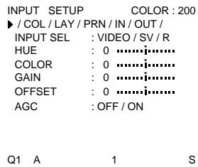 SONY UP-51MD - Organigramme de l'écran de menu - 4