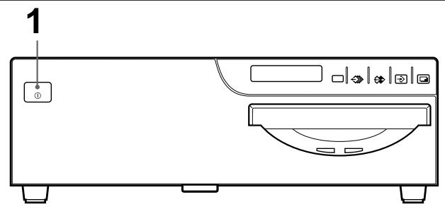 SONY UP-51MD - Auswahlen des Eingangssignals über das Menu - 1