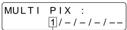 SONY UP-51MD - Festlegen der Anzahl verkleinerter Bilder, die gespeichert werden sollen - 3