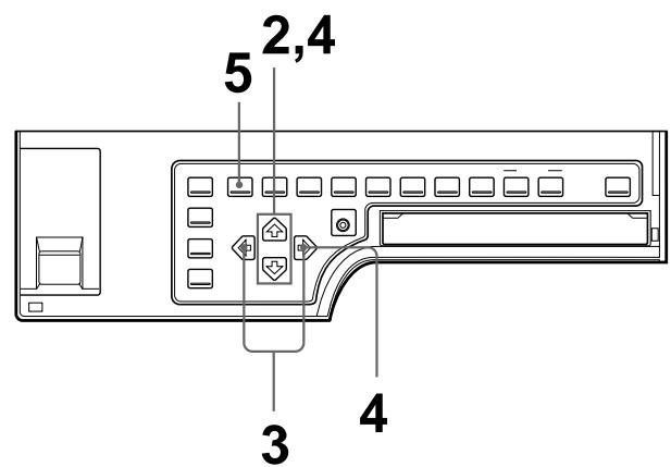 SONY UP-51MD - Sélection de l'activation des bips de confirmation et d'erreur - 1