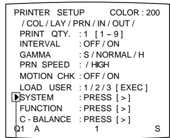 SONY UP-51MD - Einstellen der Helligkeit des Drucker-Displays - 4