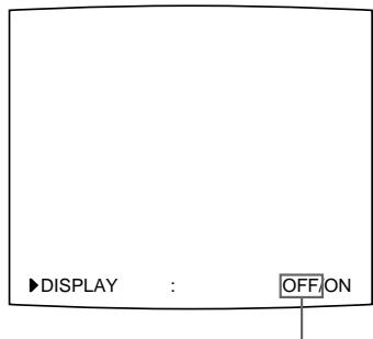 SONY UP-51MD - Wahlen Sie OFF. - 1