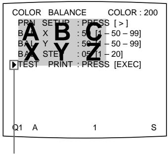 SONY UP-51MD - To reset the values to defaults (50/50/05) - 3