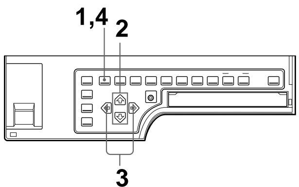 SONY UP-51MD - Sélection du mode de laminage - 1
