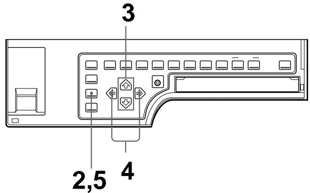 SONY UP-51MD - Selecting the input signal on the menu - 2