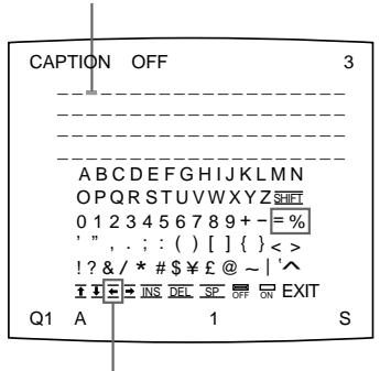 SONY UP-51MD - To move the cursor - 1