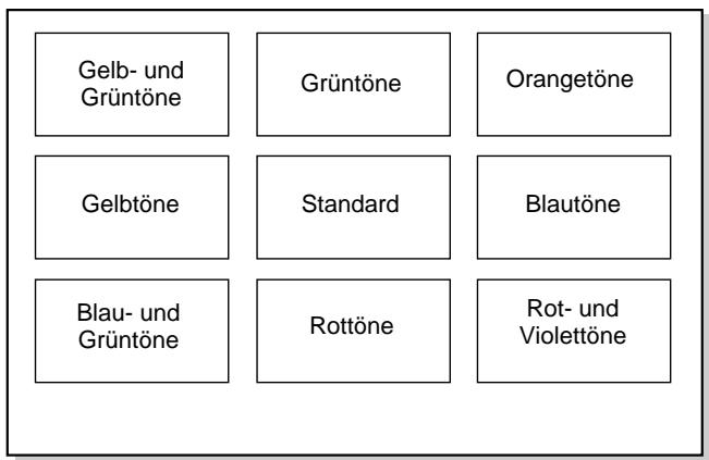 SONY UP-51MD - Beispiel für den tatsächlichen Farbwechsel auf dem Testdruck - 1