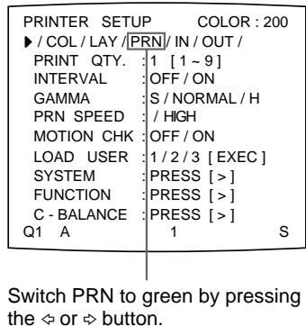 SONY UP-51MD - Setting the Function of the CLEAR Button - 2