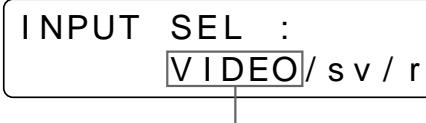 SONY UP-51MD - Selecting the input signal by using the INPUT SELECT button - 6
