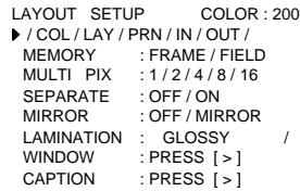 SONY UP-51MD - Organigramme de l'écran de menu - 2