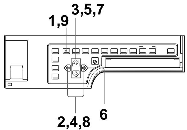 SONY UP-51MD - Festlegen, wie die Bilder in den Speicher gestellt werden - 1