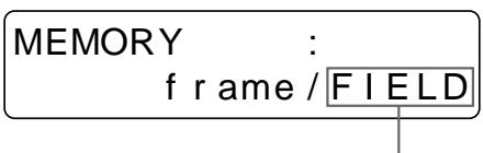 SONY UP-51MD - To select the memory mode using the menu - 7