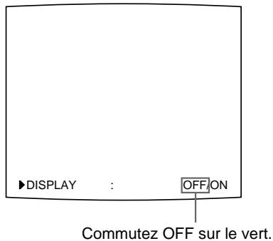 SONY UP-51MD - Sélectionnez OFF. - 1