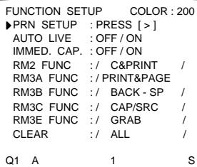 SONY UP-51MD - Organigramme de l'écran de menu - 9