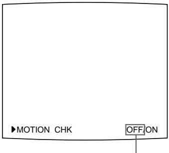 SONY UP-51MD - Press the MOTION CHECK button. - 1