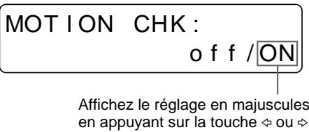 SONY UP-51MD - Pour sélectionner le réglage sur le menu - 7