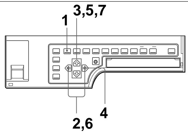 SONY UP-51MD - Einstellen der Funktion der Taste CLEAR - 1