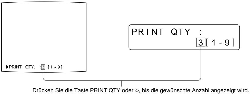 SONY UP-51MD - Einstellen der Druckmenge - 3