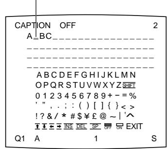 SONY UP-51MD - So fügen Sie Zeichen zwischen anderen ein - 3