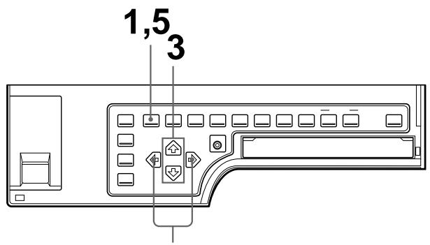 SONY UP-51MD - To select the setting using the menu - 1