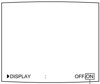 SONY UP-51MD - Drücken Sie die Taste DISPLAY. - 1