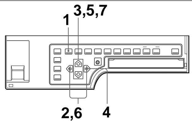 SONY UP-51MD - Sélection de la fonction de la touche CLEAR - 1