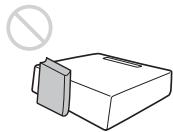 SONY VPL-ES7 - Ne placer aucun objet pouvant faire obstacle juste devant l'objectif - 1