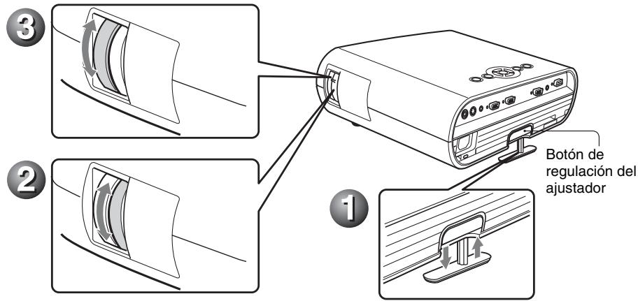 SONY VPL-ES7 - ② Ajuste el tamaño de la imagen. - 1