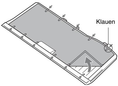 SONY VPL-ES7 - Reinigen des Luftfilters - 2