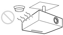 SONY VPL-ES7 - Cerca de un sensor de calor o de humo - 1
