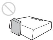 SONY VPL-ES7 - Do not place a blocking object just in front of the lens - 1
