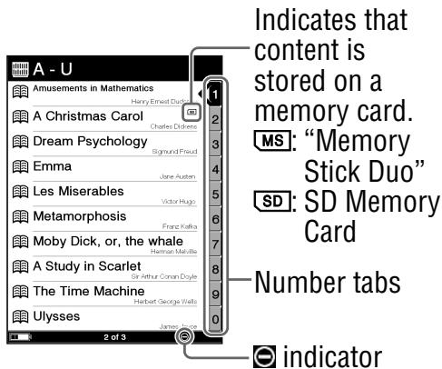 SONY PSR-505 - In the Home menu, press / to select "Books by Title," then press Enter. - 3